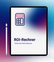 Titelbild des ROI-Rechners für die telefonische B2B-Kaltakquise