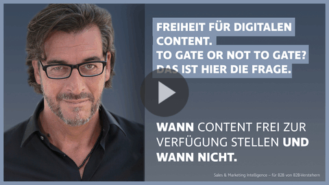 Vlog #21: Freiheit für digitalen Content. To gate or not to gate?