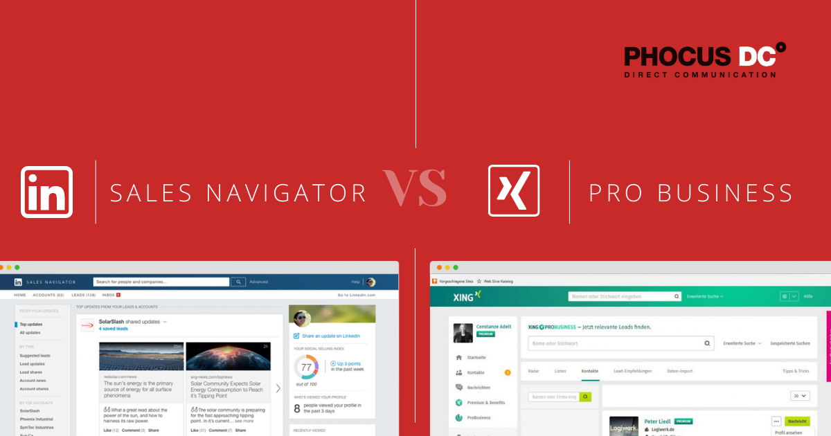 Social Selling: Wann wird der LinkedIn Sales Navigator oder Xing ProBusiness wirklich benötigt?
