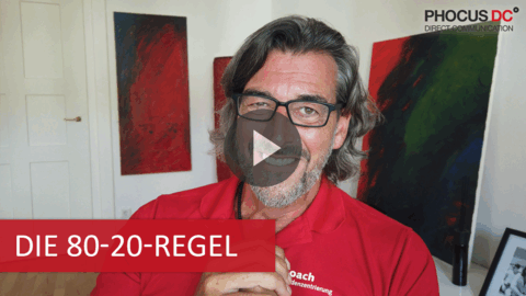 Vlog #25: Die 80-20-Regel im Vertrieb richtig anwenden